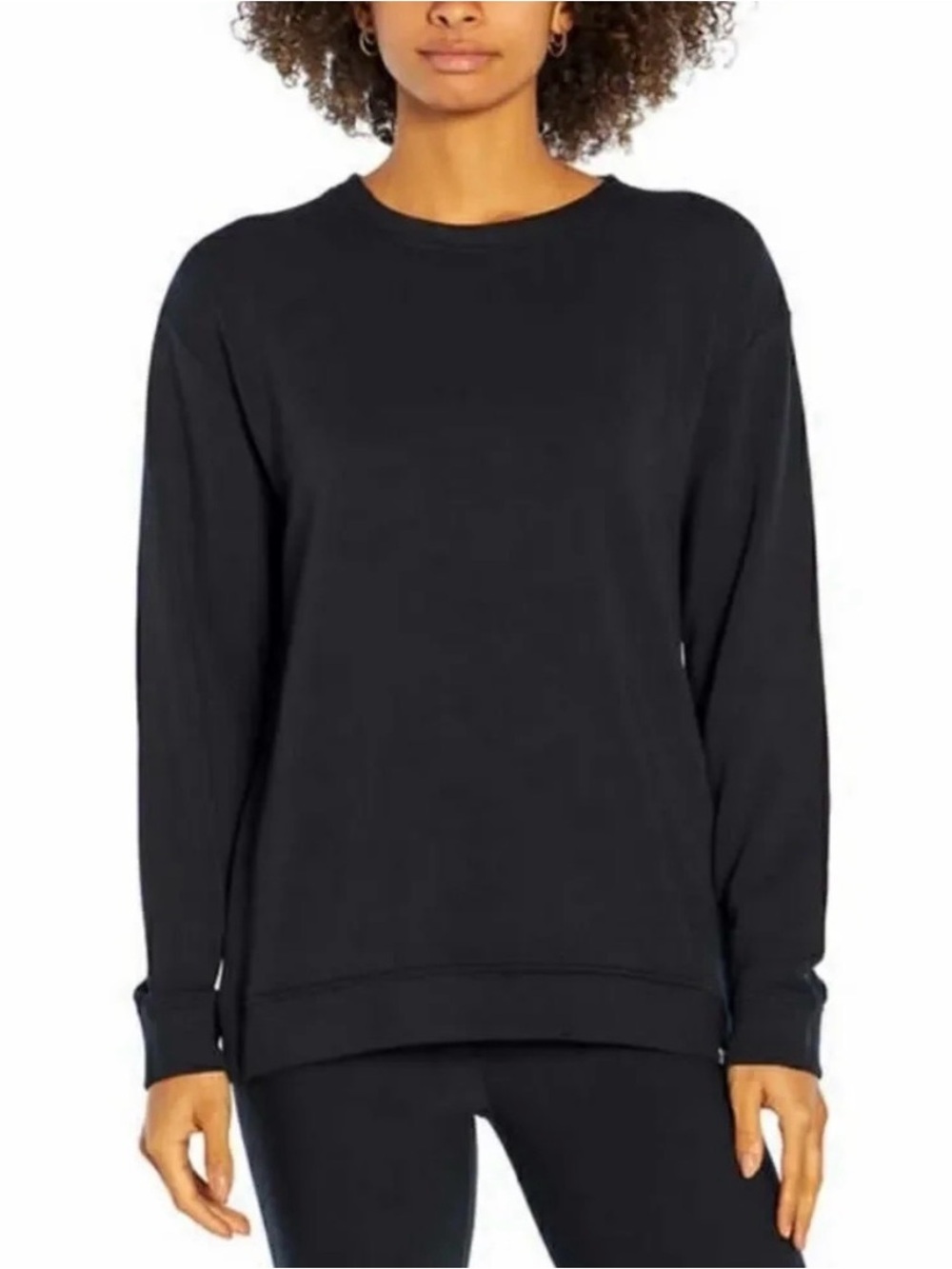 Orvis Cozy Pullover Large Black Easy Fit Butter Soft Fleece NWT